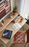 Kave Home - Chaise Calixta en Cuir et Bois de Teck Massif