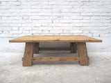 Luxury-Park Style Classique Chinois kolonialzeit Table en pin Massif Sombre