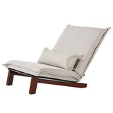 Lazy Single Sofa Canapé Pliable Canapé Chambre Lavable Tatami Salon Lounge Chair Multi-gamme Réglable Chaise Baie De Baie Canapé Lit Portant 120KG (Color : BROWN, Size : 80 * 70 * 75CM)