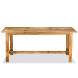 vidaXL Table de Salle à Manger Bois de Manguier Massif Table à Manger Cuisine