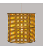 Atmosphera - Suspension Cannage en Bambou et Rattan D 28 cm