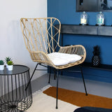 PACIFIC linea Fauteuil Max - Rotin/Métal