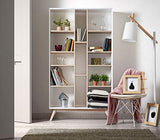 Kave Home - Chaise en rotin Ainisa avec Structure en Acier