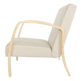 Estink Fauteuil en Bois, Fauteuil inclinable, Fauteuil en Bouleau Bois, Fauteuil de Jardin en Bois, pour extérieur, Jardin, Porche, Restaurant, Bar, hôtel, aménagement paysager, 60 x 67 x 78 cm