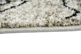 Mérinos Tapis Designer Salon Tapis modèle marocain Beige Größe 200 x 290 cm