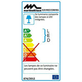 PIPISTRELLO MED - Lampe Noir LED pied télescopique H50-62cm - Lampe à poser Martinelli Luce designé par Gae Aulenti