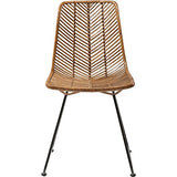 Kare Chaise, Rotin, Naturel, 54,61 x 44,45 x 85,73 cm