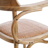 ixia.es Paire de chaises en bois et rotin