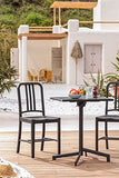 SKLUM Chaise de Jardin Army Noir