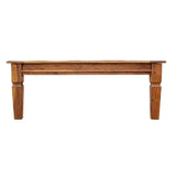 ARREDinITALY Table en Bois Massif Vieilli 120 x 70 cm