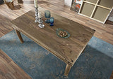 Table à Manger 160x90cm - Bois Massif de Palissandre huilé - Style Colonial/Ethnique - Leeds #29