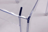 Lot de 4 Clair chaises Inspiré Ghost Victoria Salle à Manger Transparent Moderne