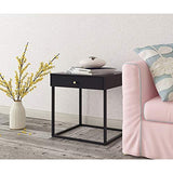 Table de Chevet de Cabinet de tiroir en métal, capacité de Charge Forte et Durable, Lourde, appropriée au Salon de Chambre à Coucher, etc. FKYGDQ (Color : Gray)