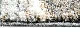 Designer Tapis Zone Tapis Contemporain Optique Mur de Pierre Tapis de Style Baroque dans Brown Beige Gris Heather Cream Größe 160x230 cm