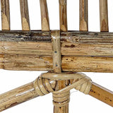 Item Ventemeublesonline TÊTE DE LIT en ROTIN Naturel 178X4X128, Blanc
