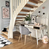 Nimara Lot de 2 Chaises en Velours au Design scandinave, Chaise de Salle à Manger et Chaise de Cuisine en Tissu, Chaise de Salle à Manger