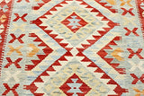 Nain Trading Kilim Afghan Tapis oriental tissé à la main Beige 121 x 88 cm