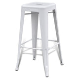 vidaXL 2 Tabourets de Bar Hauts Blanc Chaise de Bar Haute Tabourets Bar Mobilier de Bar