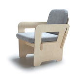 Marque Amazon - Movian - Chaise d'appoint Ruby, Gris clair