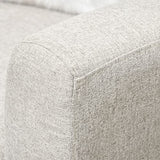 HOMCOM Fauteuil de Salon Relax Style scandinave Dossier capitonné en Tissu 85 x 76,5 x 86 cm - Gris Clair et Pieds en Bois