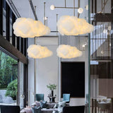 Créatif 3D Nuage Pendentif Lumière PVC Coton Nuage Abat-Jour Lustre Nuage Plafonnier Plafonnier Pour Salle À Manger, Salon, Centre Commercial