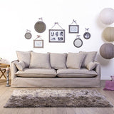 Canapé Lin 3 Places Odilon Beige
