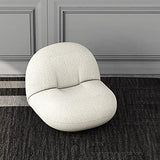 TOMYEUS Fauteuils Poire Canapé de Luxe Lumineux Salle de séjour Moderne canapé incurvé Designer de vêtements de vêtements de vêtements d'agneau Velvet canapé Chaise Sac De Haricots