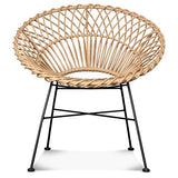 Déco en Ligne - Fauteuil Simili rotin Anna
