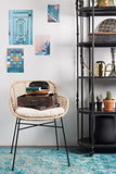 Felis Lifestyle 1200141 Armchair Tiger Rotin avec coussin 57x60x79 cm