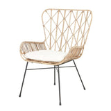 PACIFIC linea Fauteuil Max - Rotin/Métal