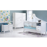 Élégant Commode Snowy dans le style baroque de Mixibaby