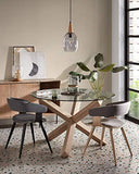 Kave Home - Table Lotus Ø 120 cm verre