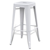 vidaXL 2 Tabourets de Bar Hauts Blanc Chaise de Bar Haute Tabourets Bar Mobilier de Bar