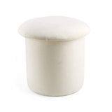 ZMX Banc De Rangement avec Coussin Tabouret Rond Pouf Coffre de Rangement Repose-Pieds,Tabouret Rond en Velours | Pouf Rond | Pouf | Pouf Rond | Banc de Pieds en Plusieurs Couleurs | Design Moderne