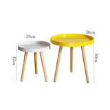 Xudongliu Petite Table Basse Petite Table Ronde Mini Mobile Coin Quelques canapés Côté Chambre À côté du lit Salon Moderne Creative Simple Table Basse