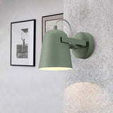 NZDY Creative Iron Nordic Applique Murale Éclairage de Chevet Appliques Murales E27 Base Lanterne Murale Luminaire Applique Murale Pour Salle À Manger Restaurant Café Applique Murale,Vert