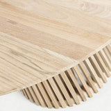 Générique Table à Manger Ronde 120 cm en Teck Massif Naturel Ariana - L 120 x l 120 x H 78