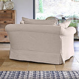 Loberon Fauteuil Folsom - pin, Lin - H/L/P env. 77/132 / 97 cm - Lin