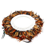 Coco Papaya Grand Miroir Juju Hat à Plumes et Coquillages Marron ø60cm