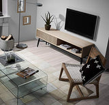 Kave Home - Table Basse Burano en Verre trempé et Transparent de Forme rectangulaire 110 x 55 cm