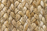 HAMID Tapis Jute Naturel, Jute Alhambra Rond, Tressé à la Main, Tapis 100% Fibre de Jute pour Salon, Chambre, Décoration (Naturel, 150x150cm)