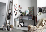 Kave Home - Fauteuil en rotin avec Pieds en Bois d'acajou