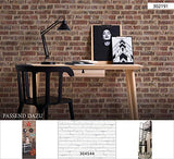 Papier peint brique pierre imitation Tapisserie couloir 302191 30219-1 Lutèce Authentic Walls | Beige/crème/Marron/Rouge | Rouleau (10,05 x 0,53 m) = 5,33 m²