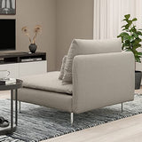Ikea SÖDERHAMN Fridtuna Canapé 1 place Beige clair