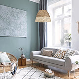 LUSSIOL Lumianire SALTA, Suspension Jacinthe d'eau Naturel, Diam. 34 cm, E27 60W, idéal pour chambre, salon, entrée, appartement