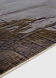PEGANE Table à Manger/Table Repas en Bois recyclé Coloris Marron - L.200 x P.90 x H.76 cm