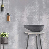 Vasque Design à poser VELA en fonte minérale - gris effet béton mat - 60,5 x 43,5 x 16 cm, Bonde Pop-Up:Sans bonde Pop Up