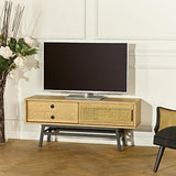 Robin des bois - Meuble TV chêne LALALA 1 Porte, 1 Tiroir