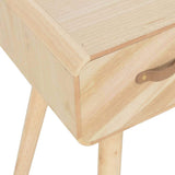 Tidyard Table Console | Table d'entrée | Table d'appoint avec 3 Tiroirs en Bois Massif 100 x 35 x 68 cm