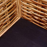 vidaXL Canapé à 2 Places de Jardin Résine Tressée Meuble de Patio Canapé Extérieur Mobilier de Jardin Terrasse Cour Salon Intérieur